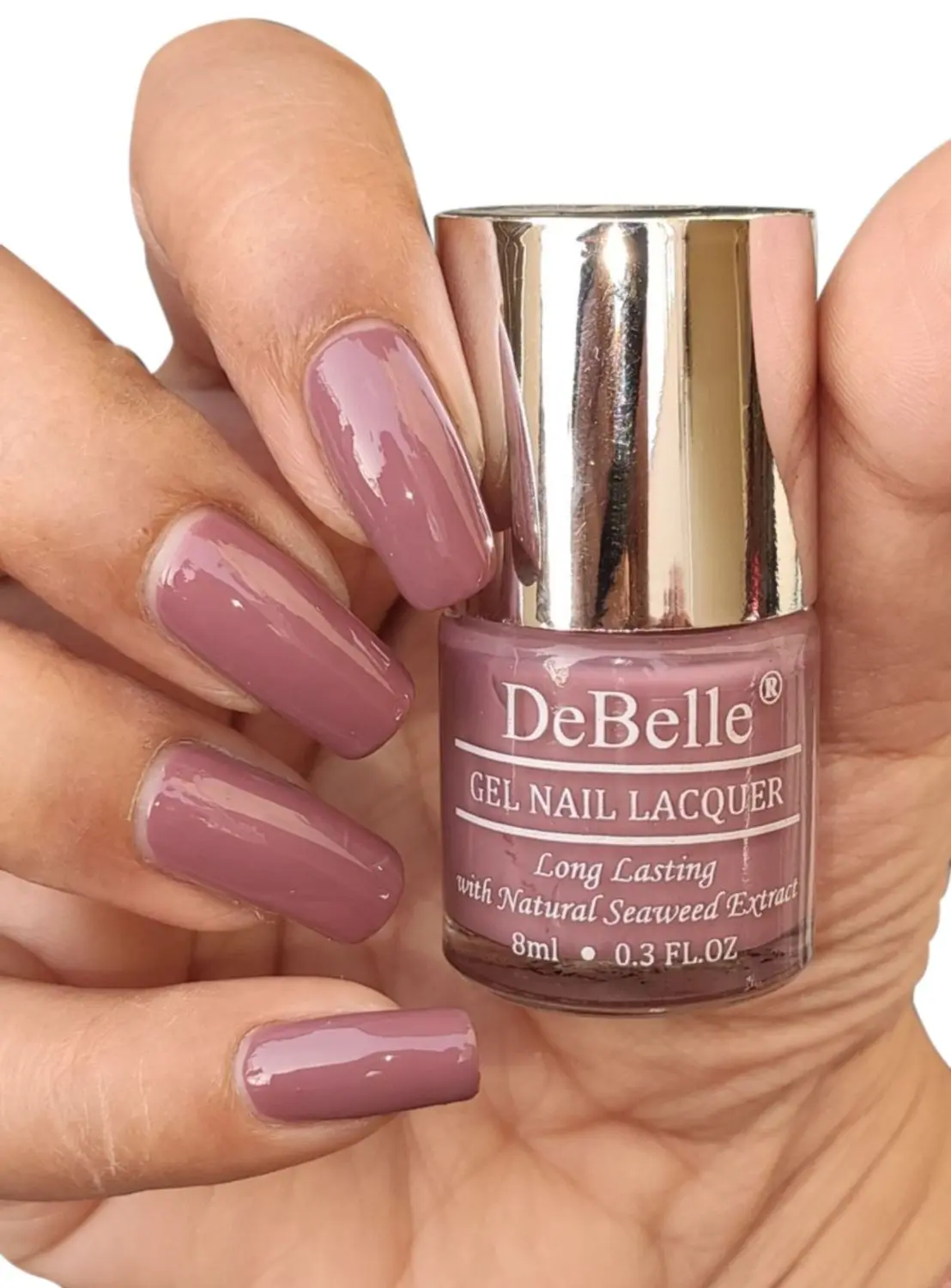 DeBelle Gel Nail Lacquer Creme Majestique Mauve - Mauve, (8 ml)