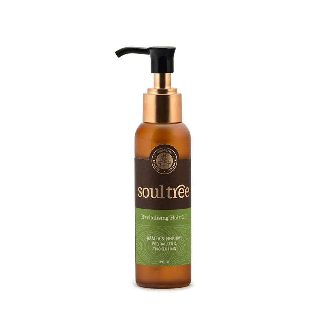 SoulTree Revitalising Hair Oil with Aamla & Brahmi