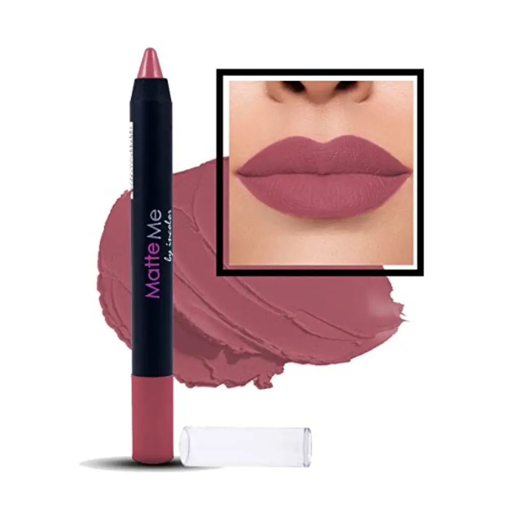 Incolor Matte Me Crayon Lipstick 15 Bunch Me 2.3 Gms