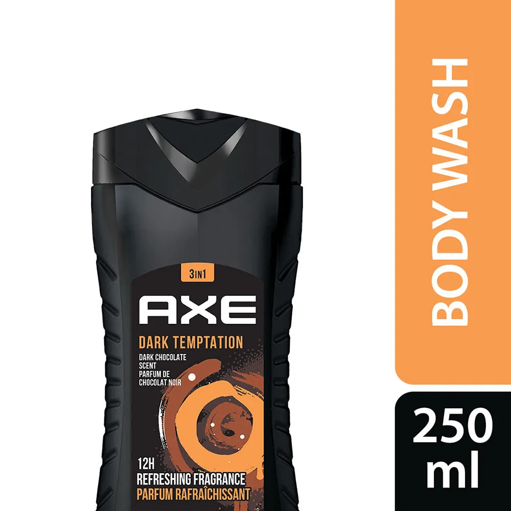 Axe Dark Temptation 3 In 1 Body, Face & Hair Wash For Men