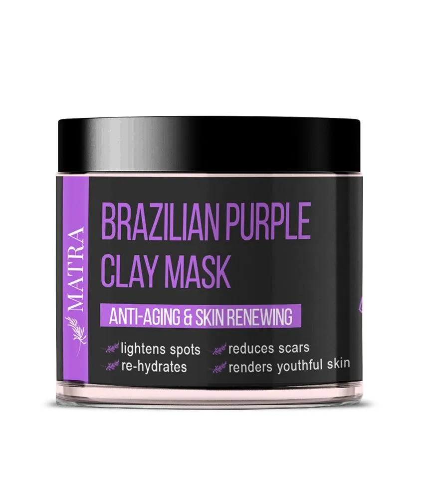 Matra Brazilian Purple Clay Anti-Aging And Skin Renewing Mask