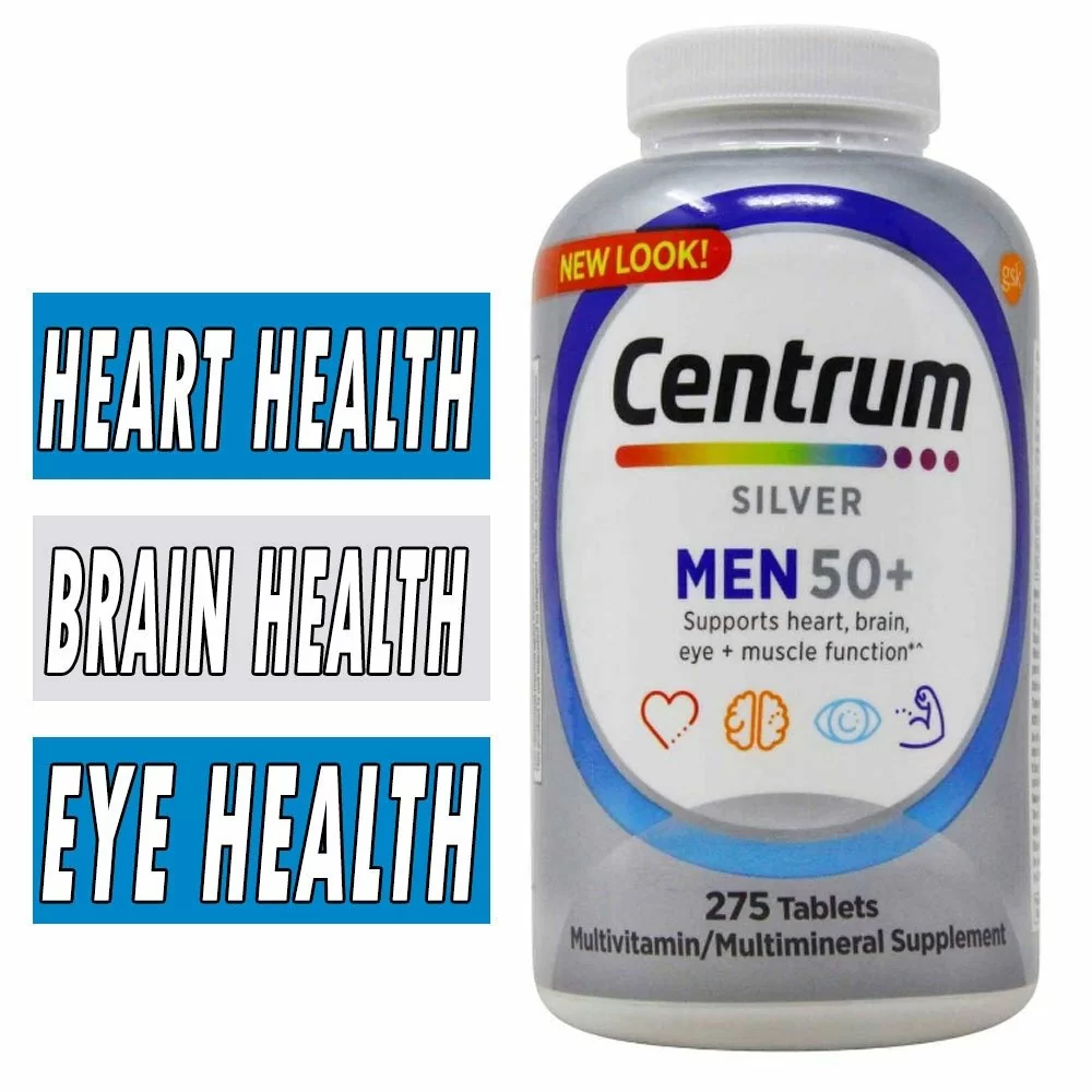 Centrum Silver Men 50+ - 275 Tablets