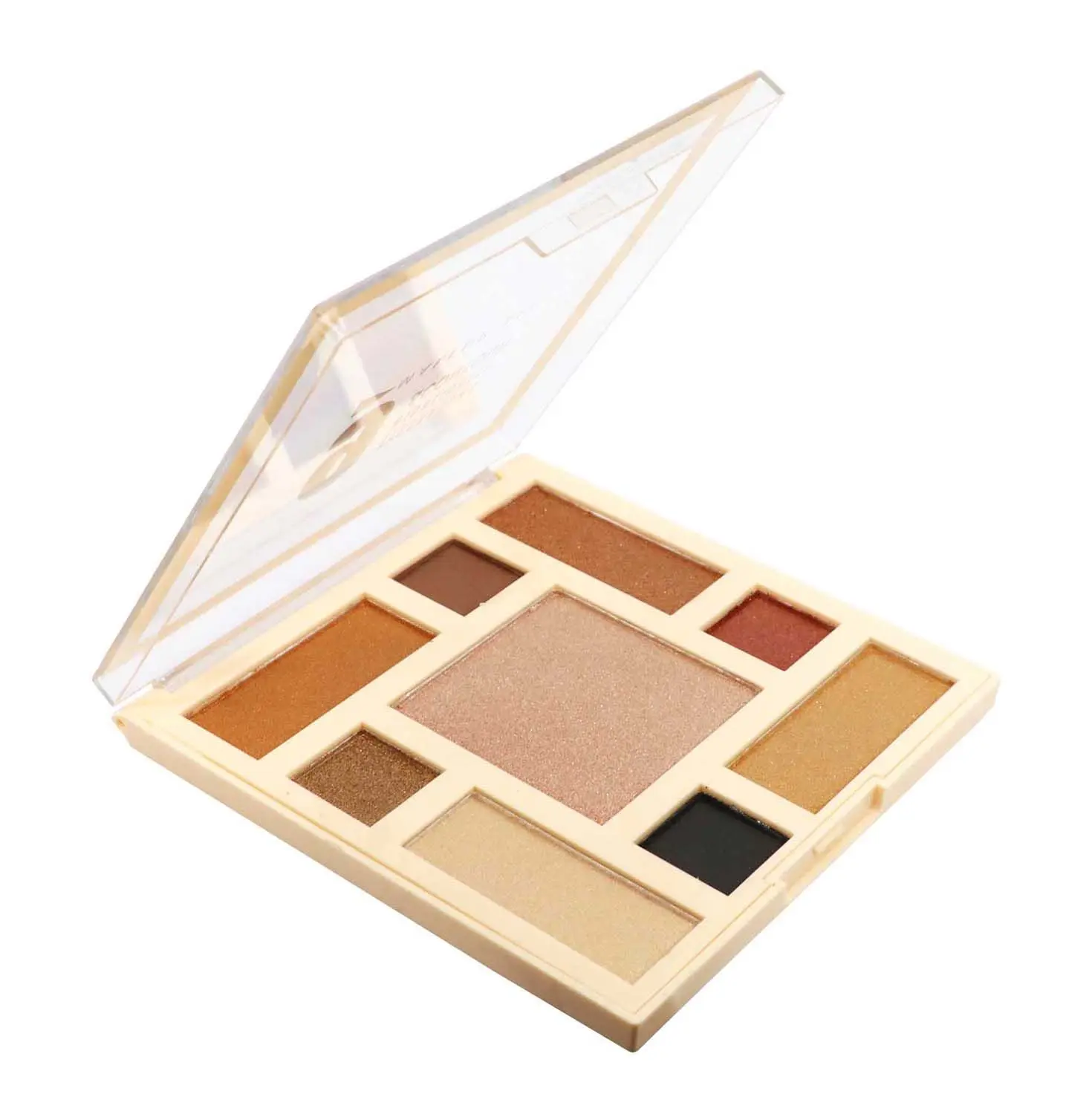 Half N Half 9 Eyeshadow & Highlighter & Contour Makeup Kit Multicolour Palette 01 (18g)