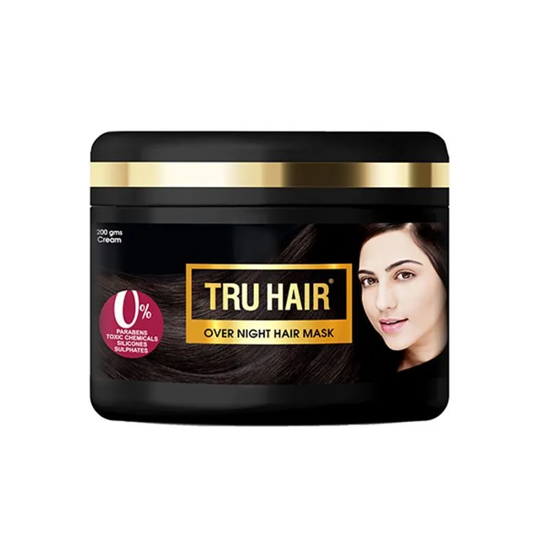 TRU HAIR Over Night Hair Mask To Strengthen & Smoothen The Hair From The Roots