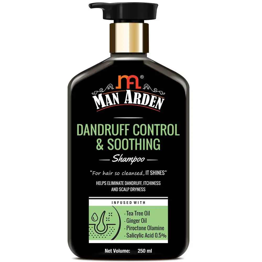 Man Arden Dandruff Control & Soothing Shampoo,  250 ml  Eliminate Dandruff