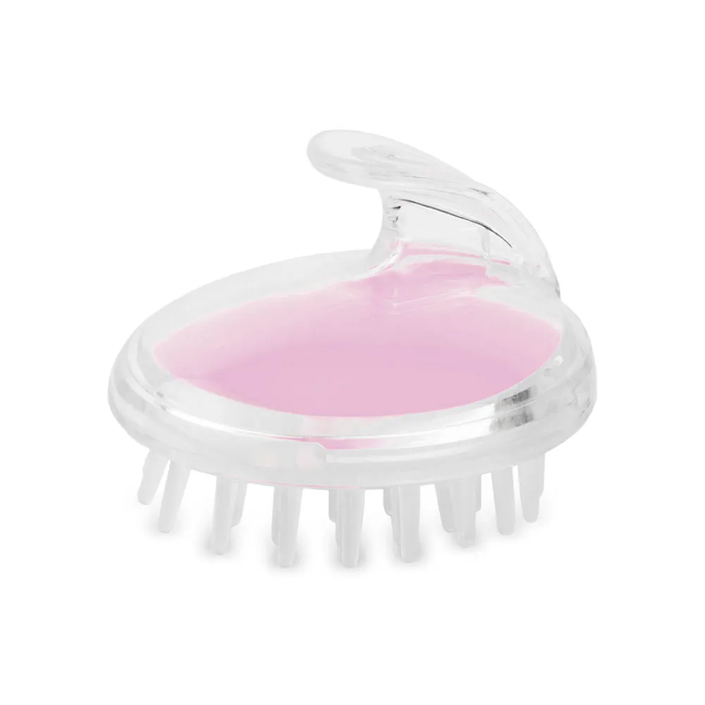 Streak Street Mini Hair Scalp Massager & Shampoo Brush - Pink - Promotes Hair Growth