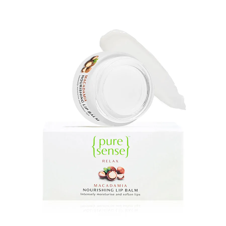 PureSense Macadamia Nourishing Lip Balm for Soft Mosturised & Glossy Lips