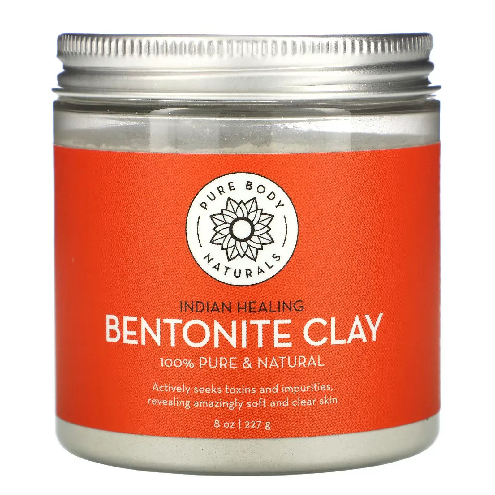 Indian Healing Bentonite Clay, 8 fl oz (227 g)