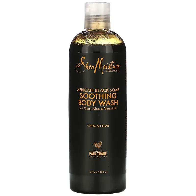 African Black Soap, Soothing Body Wash, 13 fl oz (384 ml)