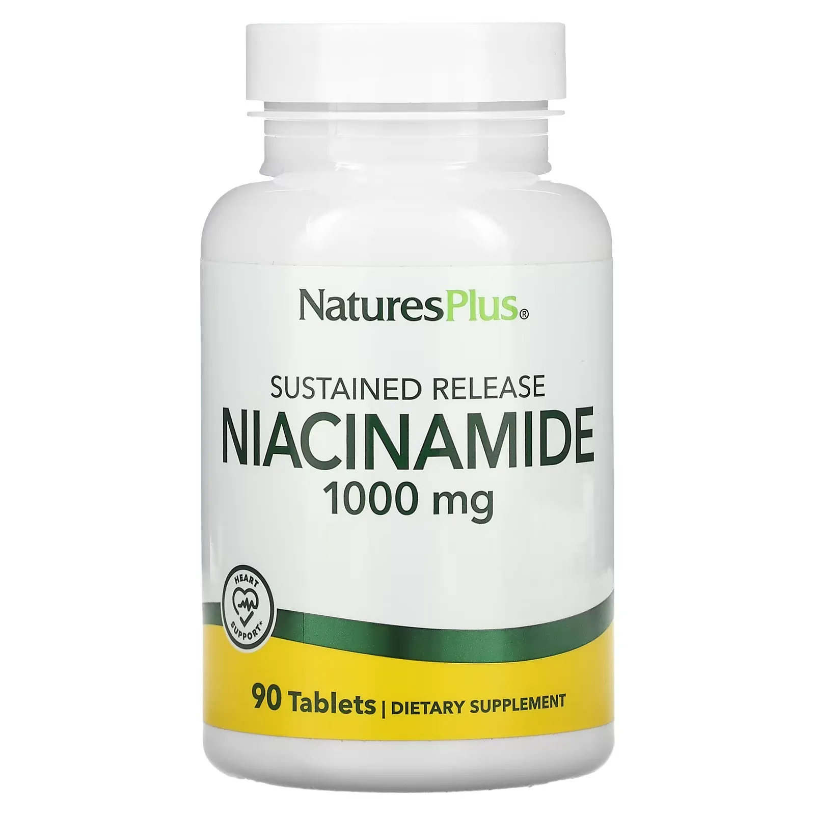 Sustained Release Niacinamide, 1000 mg, 90 Tablets