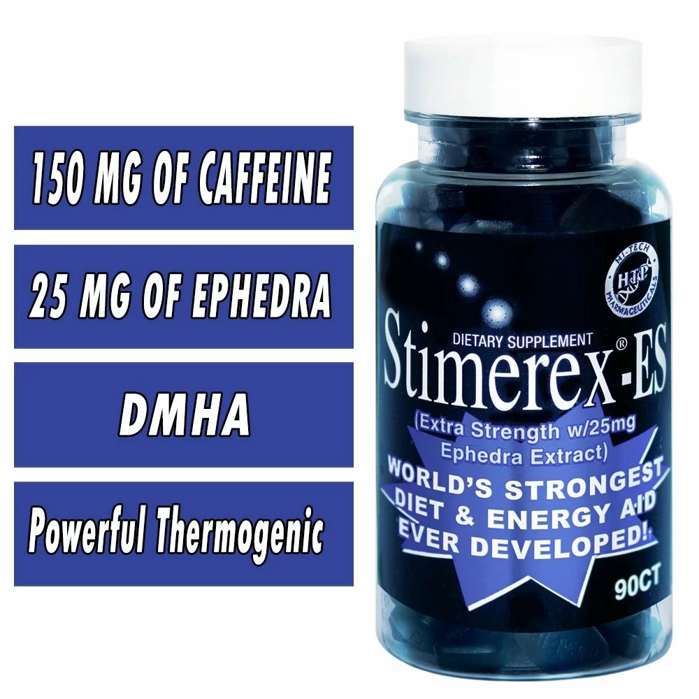 Hi-Tech Pharmaceuticals Stimerex-ES w/ Ephedra - 90 Tablets