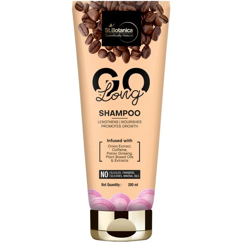 St.Botanica GO Long Onion Hair Shampoo - With Onion Oil, Caffeine, No SLS/Sulphate