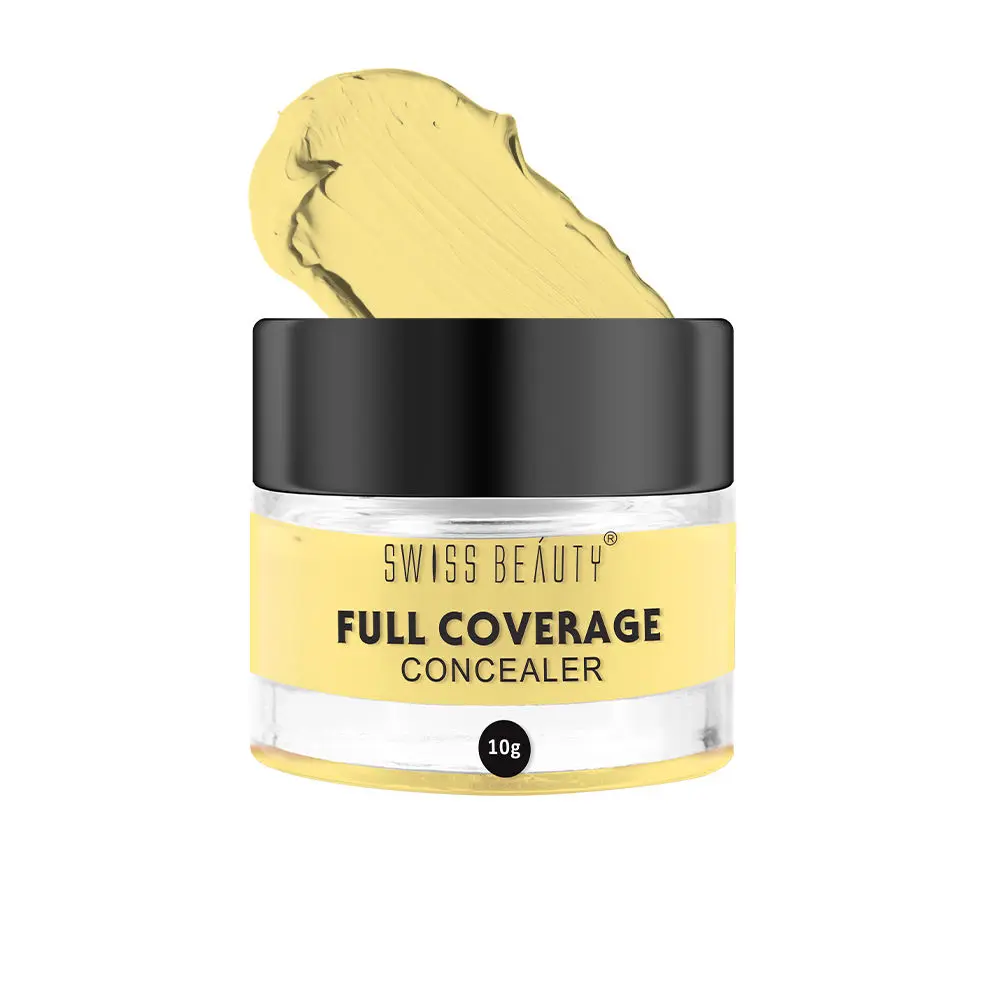 Swiss Beauty Full Coverage Concealer Yellow Corrector (10 g)