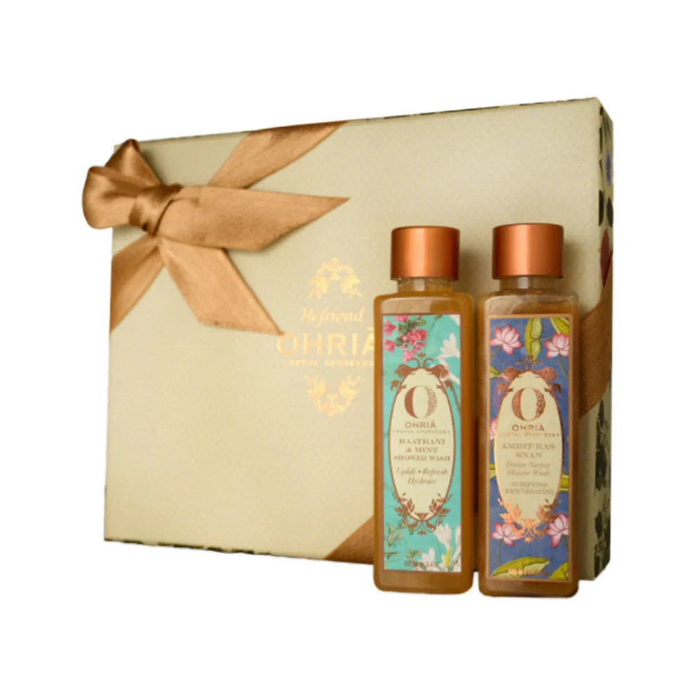 Ohria Ayurveda The Shower Wash Collection - Raatrani & Mist Shower Wash + Amritras Shower Wash