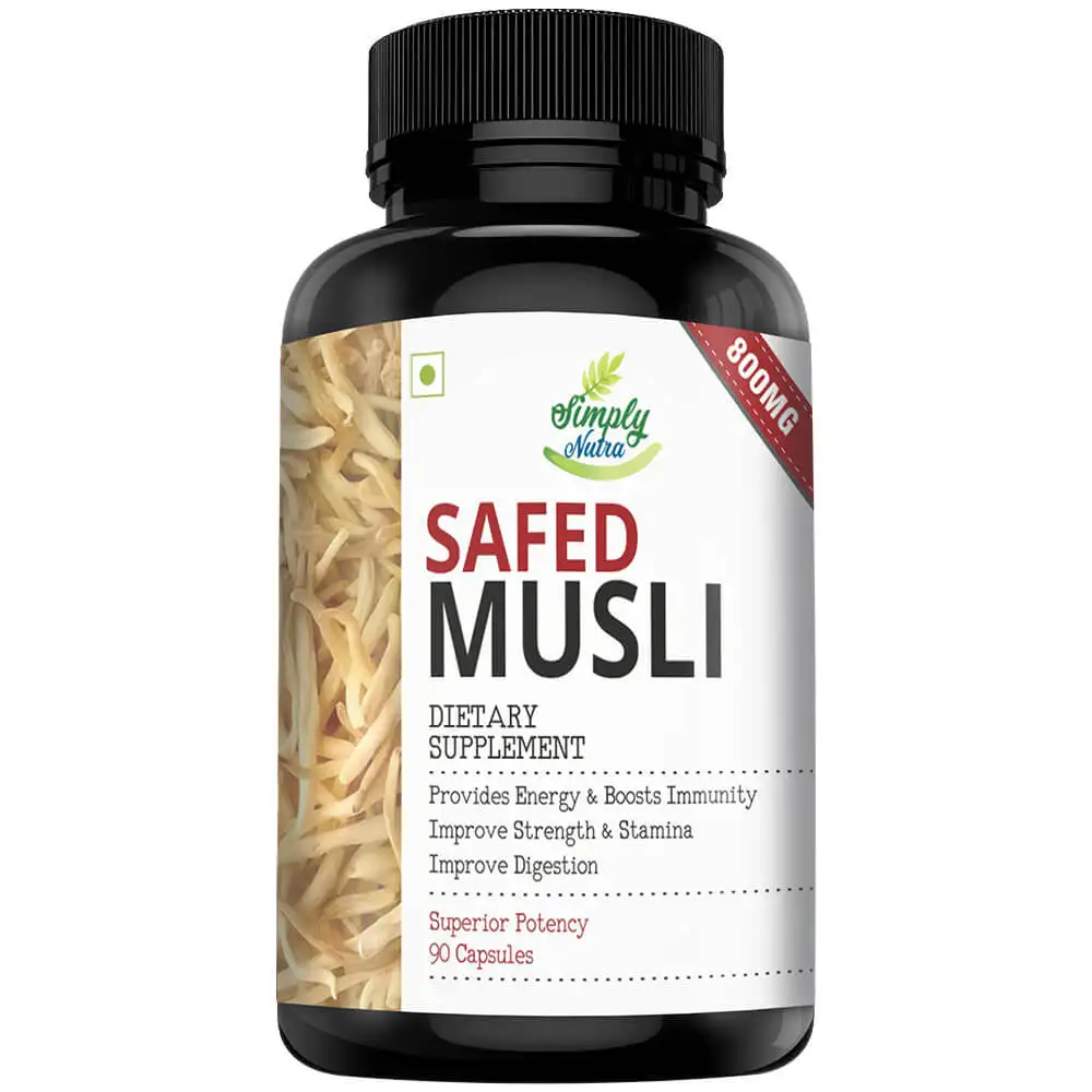 Simply Nutra Safed Musli,  90 capsules