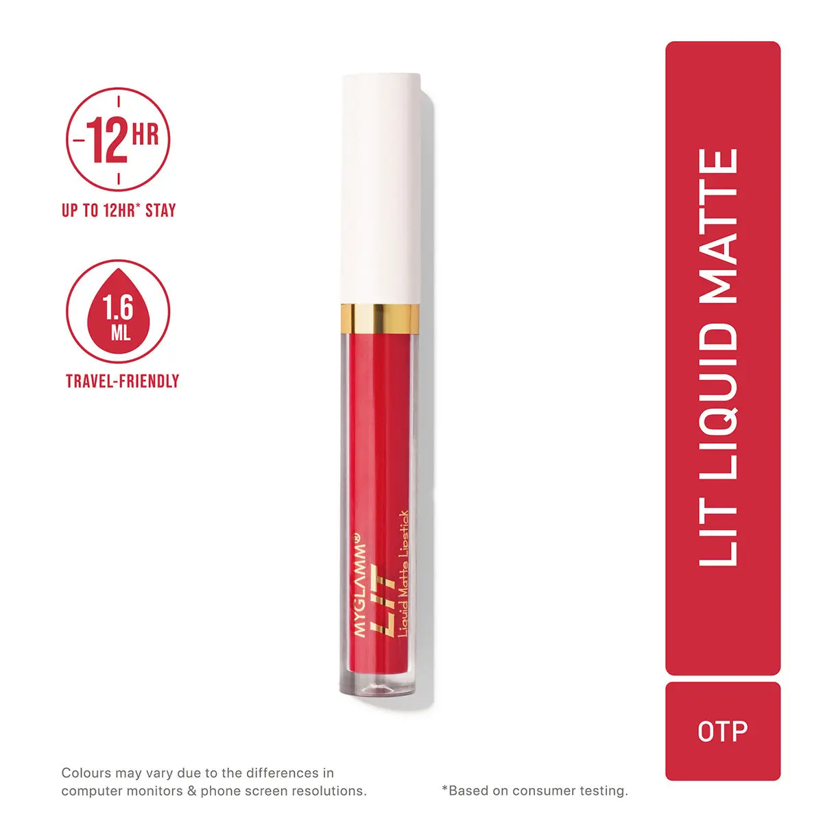 MyGlamm LIT Liquid Matte Lipstick - OTP - 1.6 ml