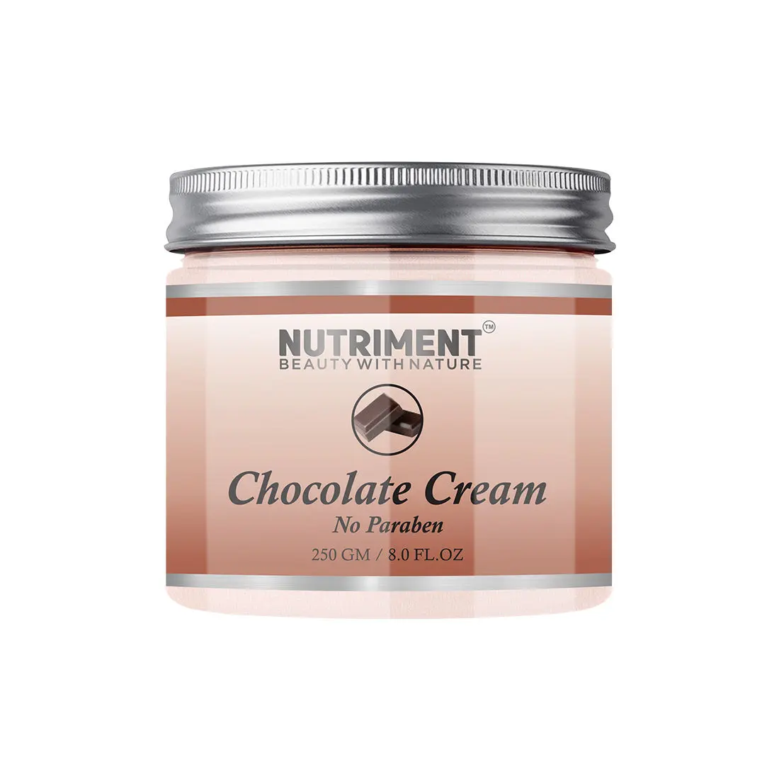 Nutriment Chocolate Cream for Moisturizing Glowing Skin, Paraban Free 250gram Suitable for all skin types