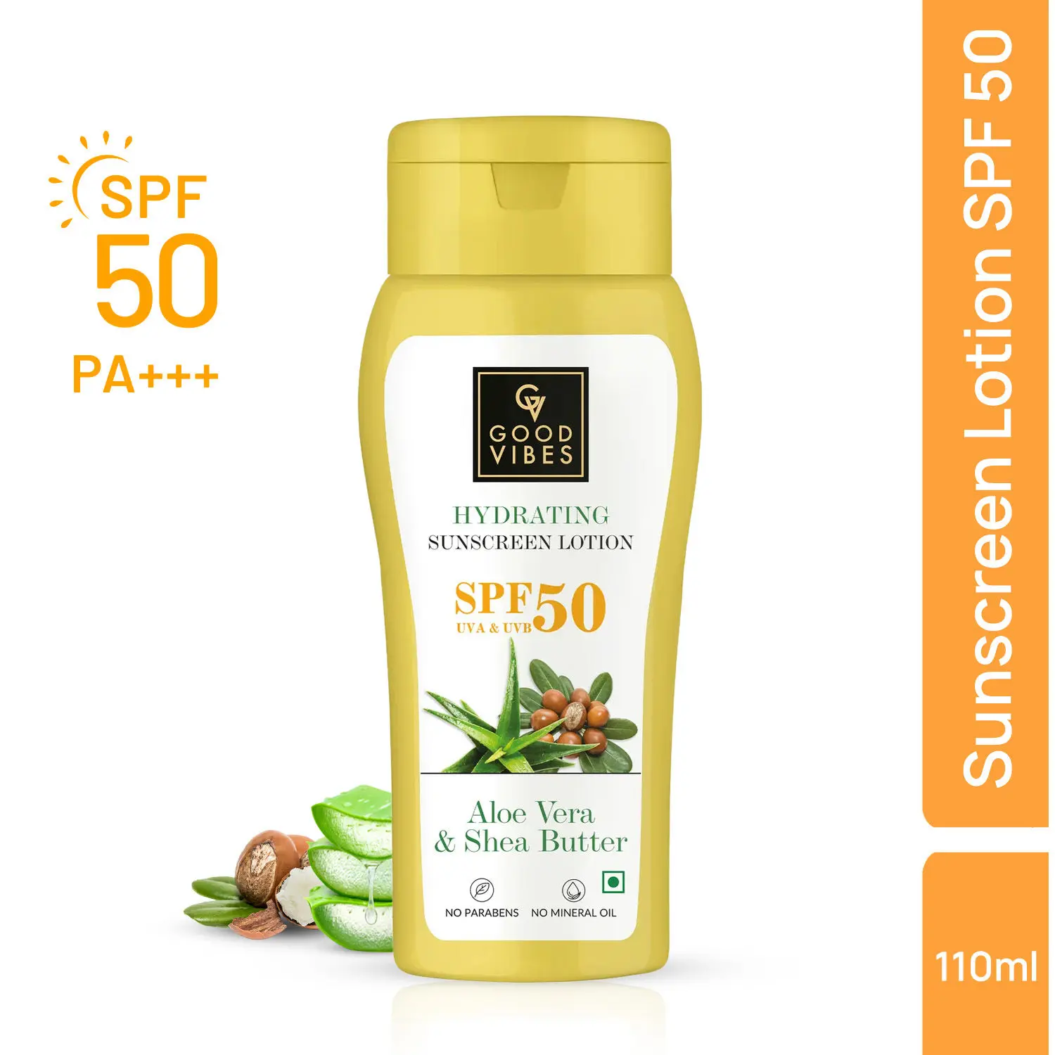 Aloe Vera & Shea Butter Sunscreen Lotion SPF 50