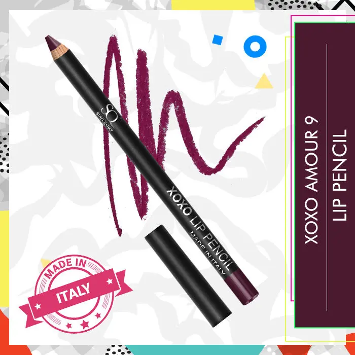 Stay Quirky Lip Liner | Lip crayon | Lip Liner Pencil |Lipstick - XOXO Amour 9 (1.2g)