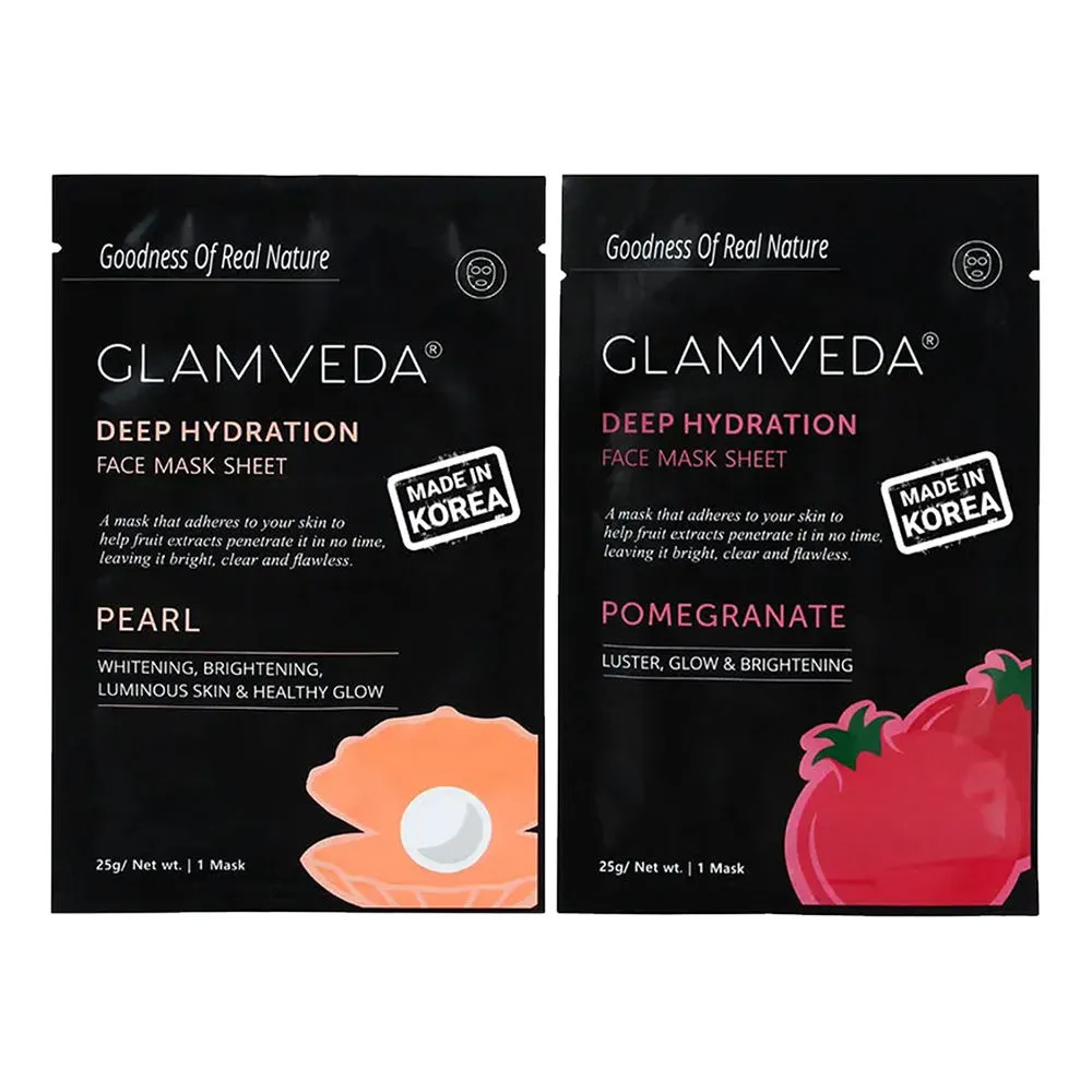 Glamveda Celeb Glow SheetMask Combo