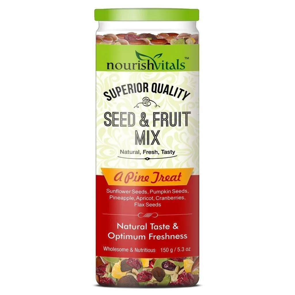 Nourish Vitals Seed & Fruit Mix - A Pine Treat, Breakfast / Snacks Trail Mix