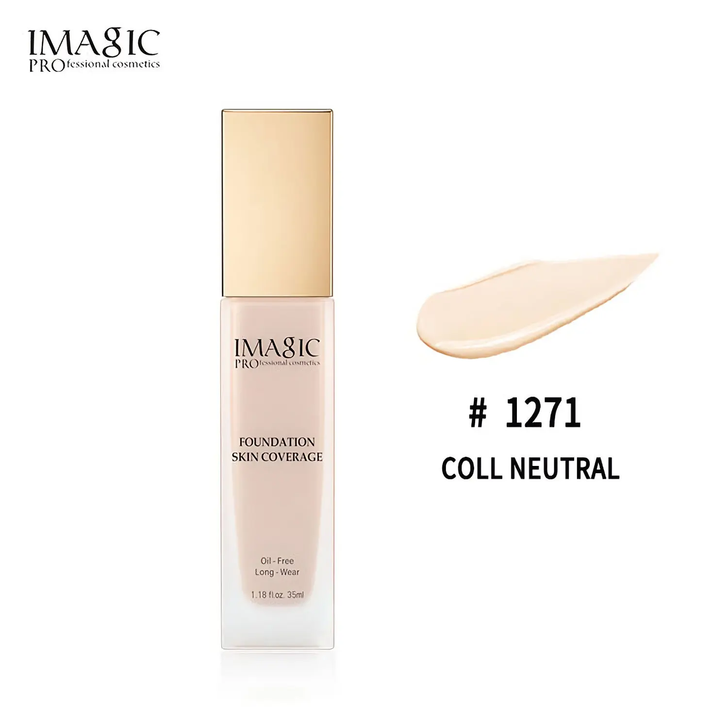 IMAGIC PROfessional Makeup Skin Coverage Foundation FA127-01 COLL NEUTRAL