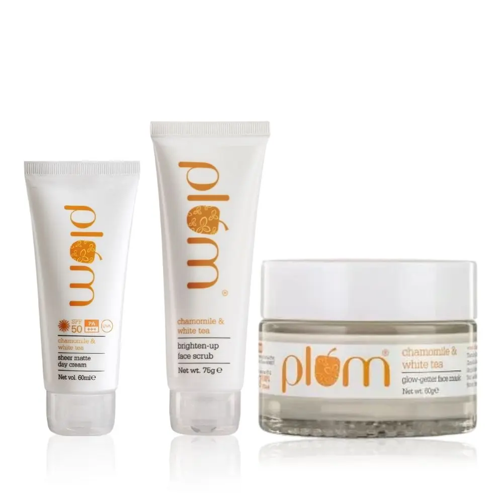 Plum Ban the Tan Combo - SPF50 + Face Scrub + Face Mask