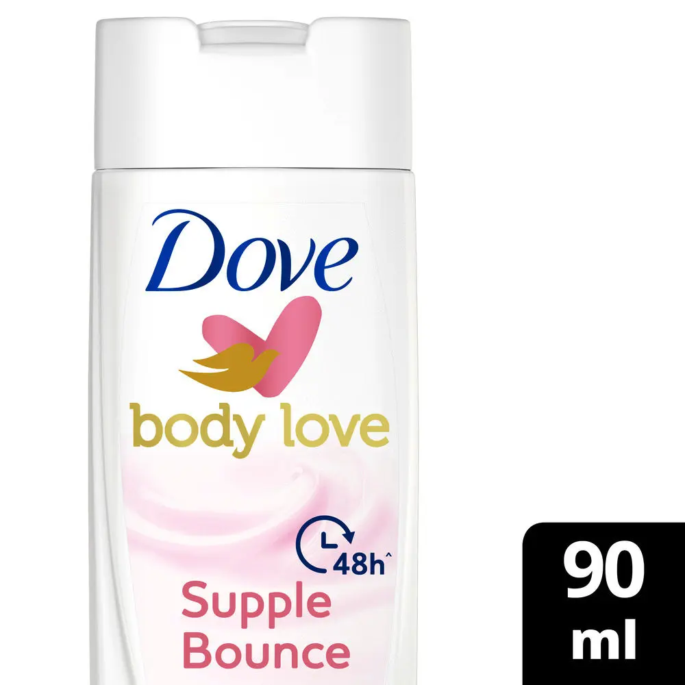 Dove Body Love Supple Bounce Body Lotion for Dry Skin Paraben Free|| 90 ml