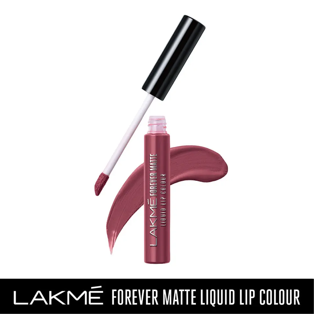 Lakme Forever Matte Liquid Lip Colour - Nude Pink (5.6 ml)