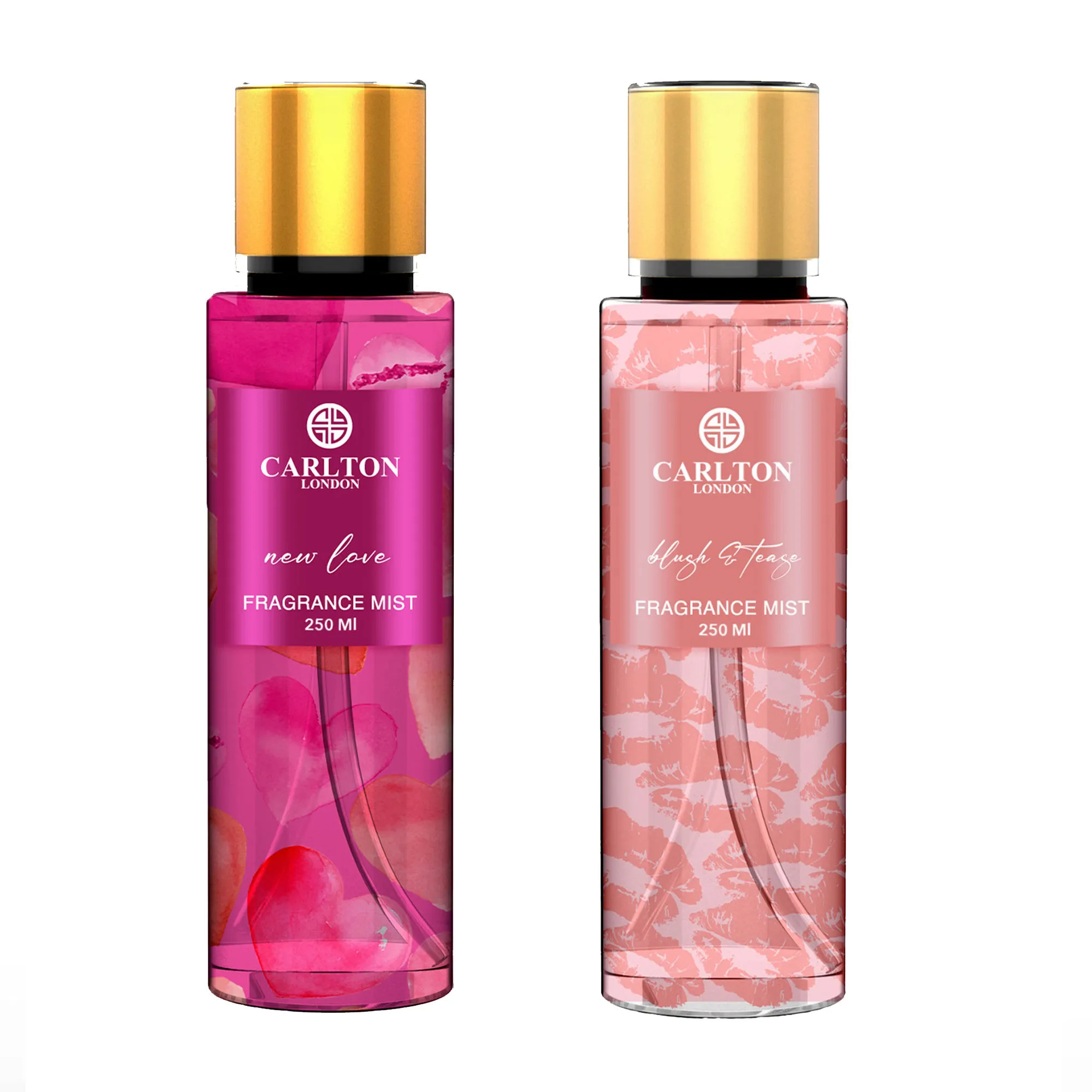 Carlton London Body Mist Combo - Blush & Tease And New Love Body Mist