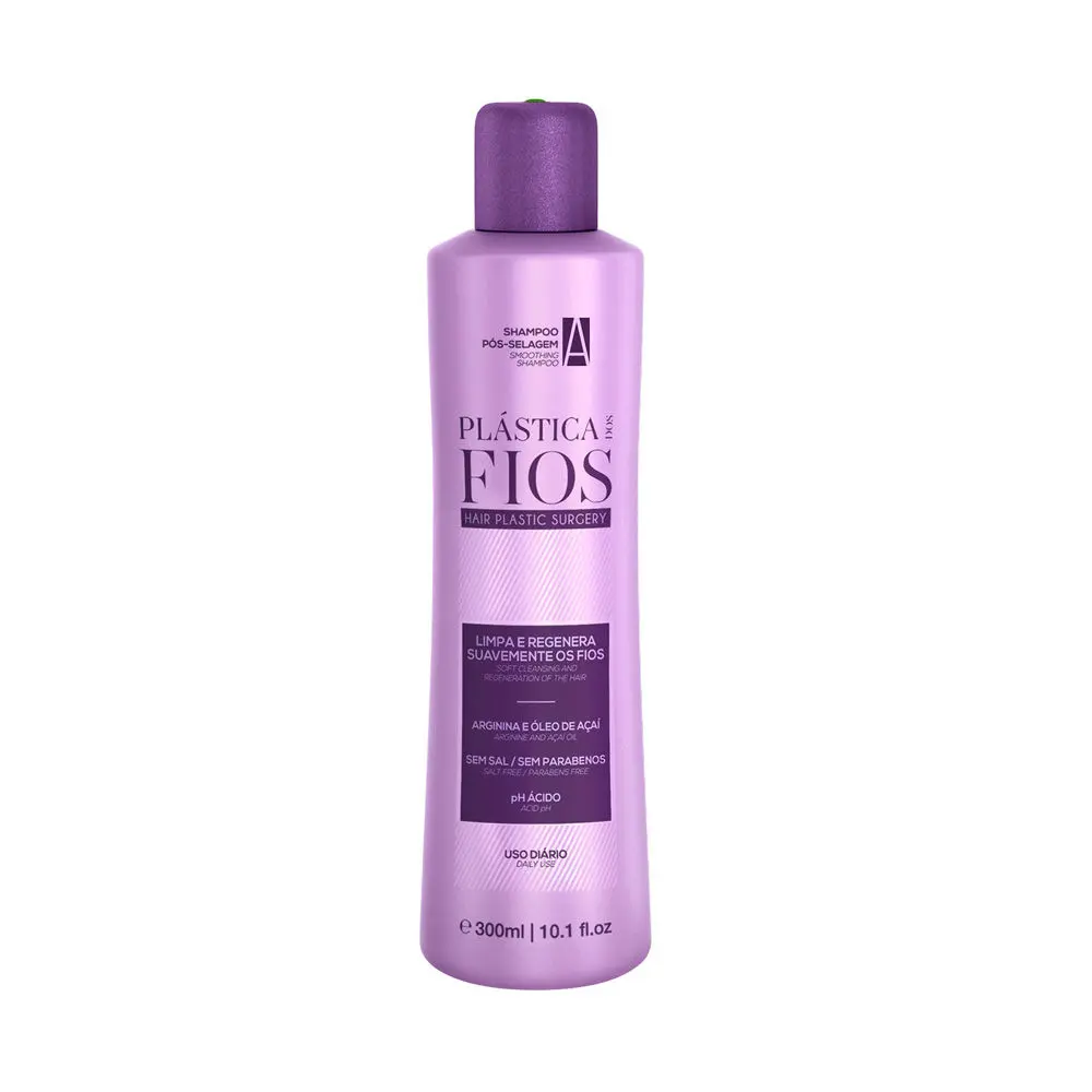 Plastica dos fios smoothing shampoo sulfate free-300ml