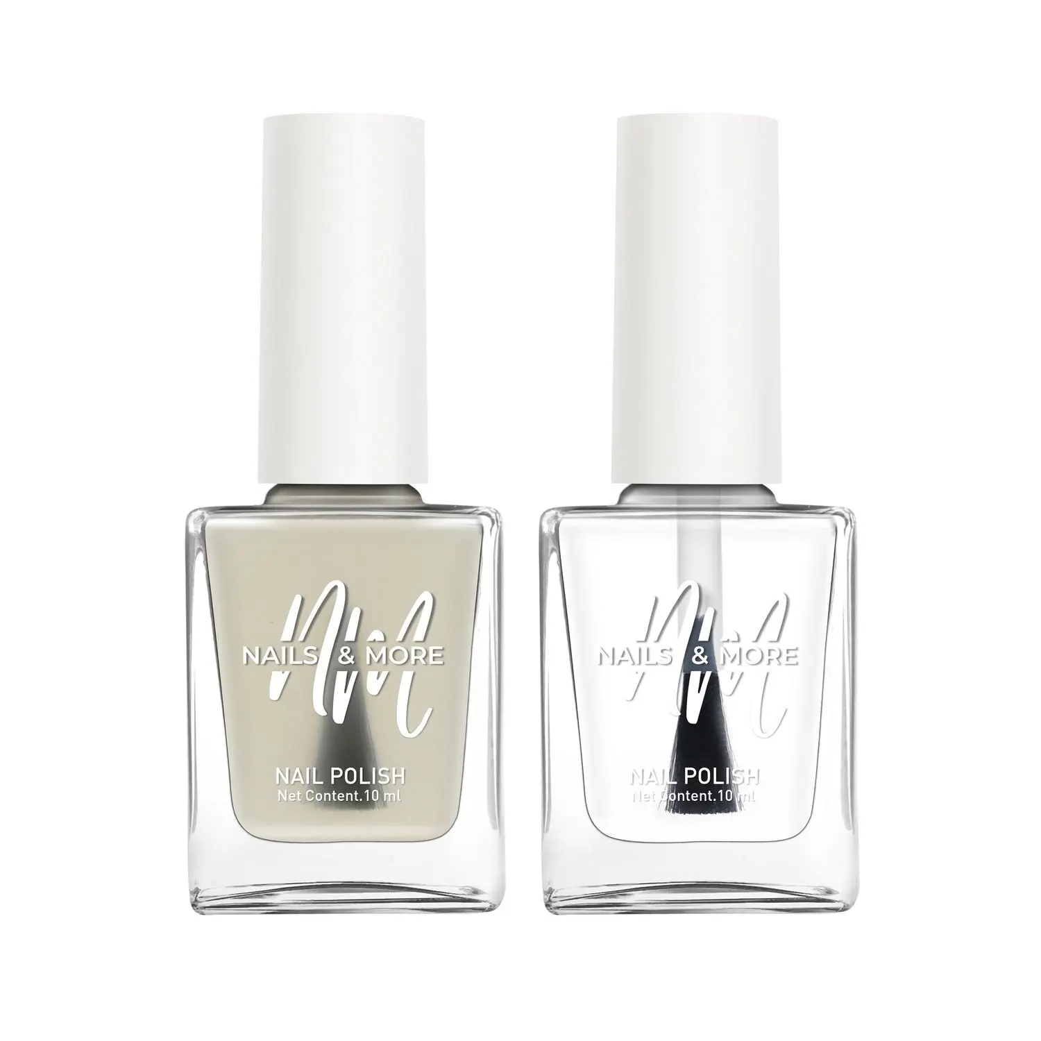 NAILS & MORE: Enhance Your Style with Long Lasting in Base Coat - Top Coat Glossy Pack of 2