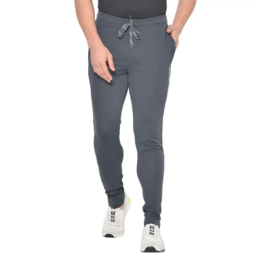 Fitinc Dobby Solid Track Pants,  Grey  XXL