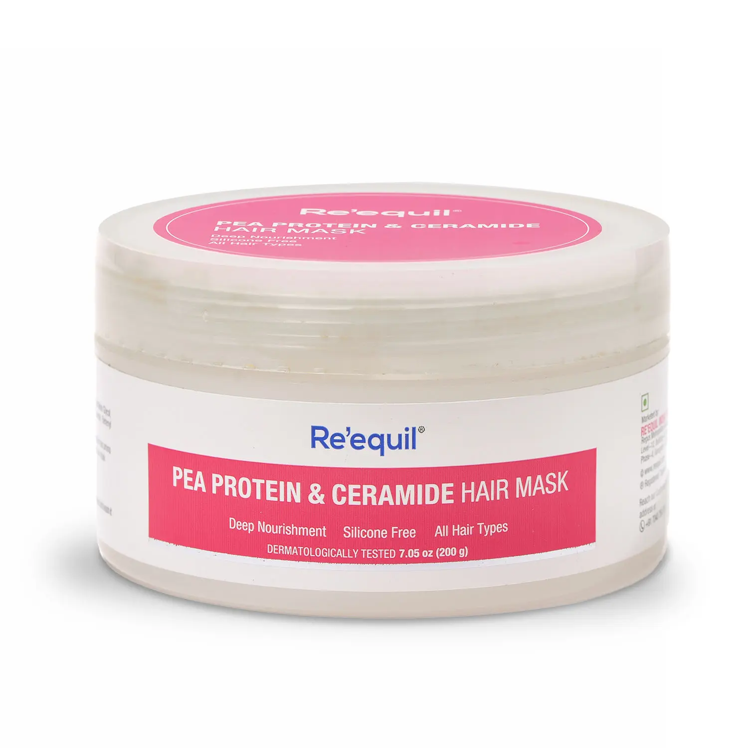 Re'equil Pea Protein & Ceramide Hair Mask for Dry, Damaged Hair