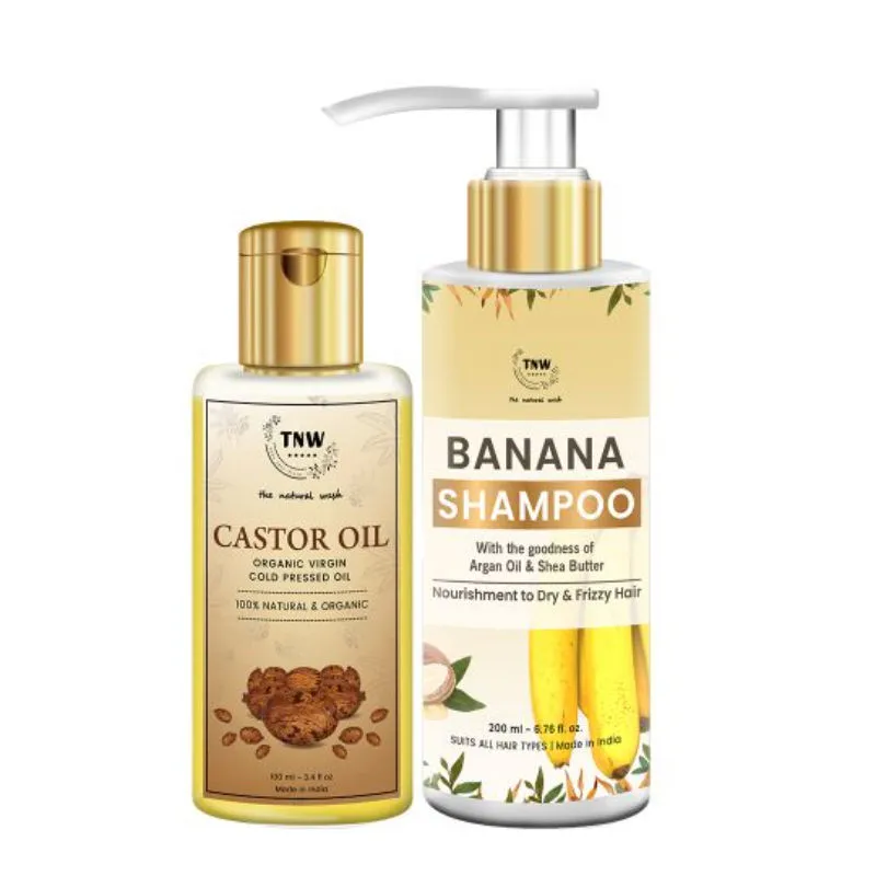 TNW The Natural Wash Castor Oil + Banana Shampoo