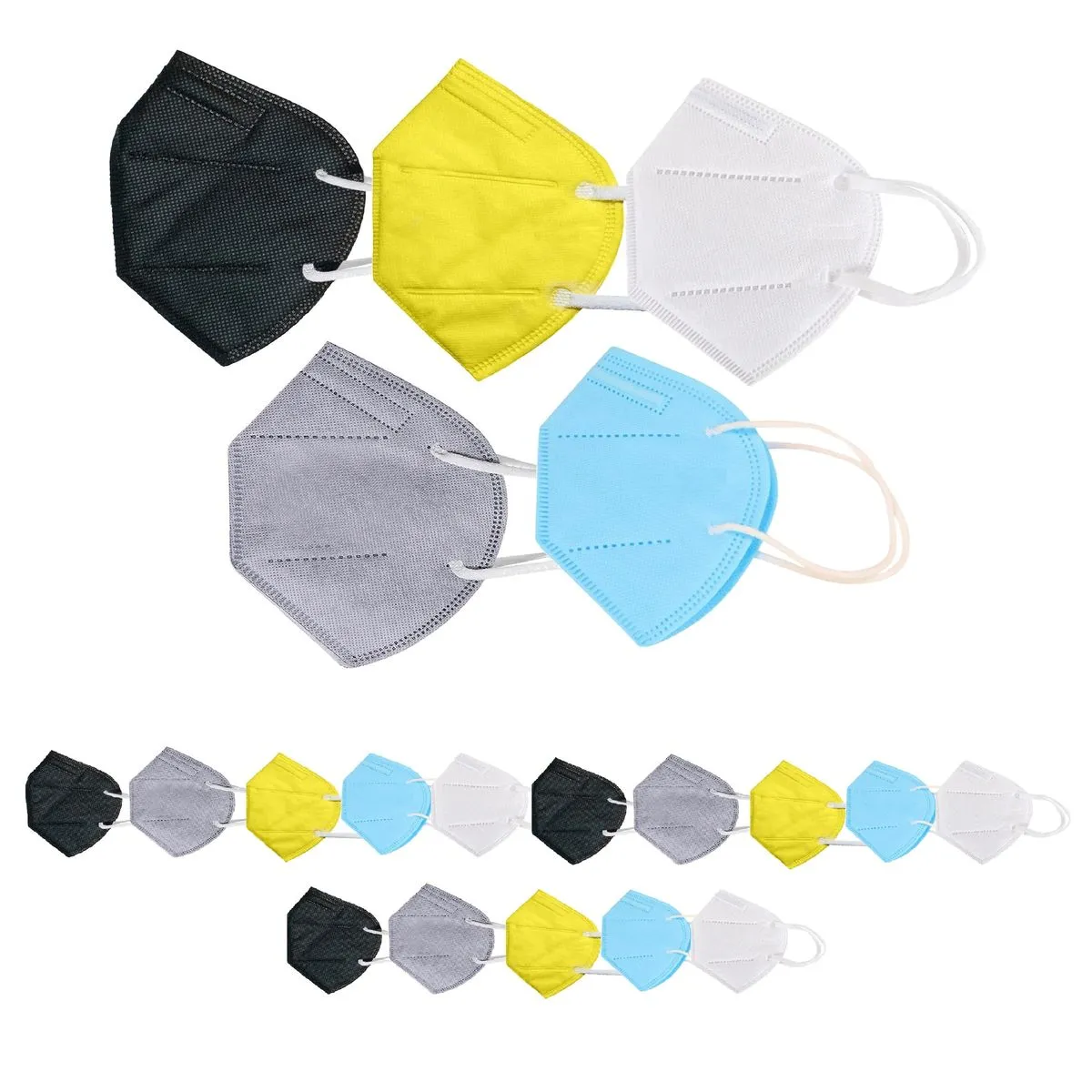 Fabula Pack of 20 Kn95/N95 Anti-Pollution Reusable 5-Layer Mask