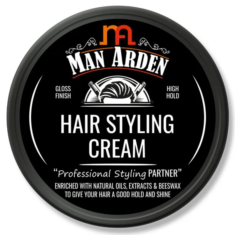 Man Arden Hair Styling Cream Professional Styling For Wet Looks