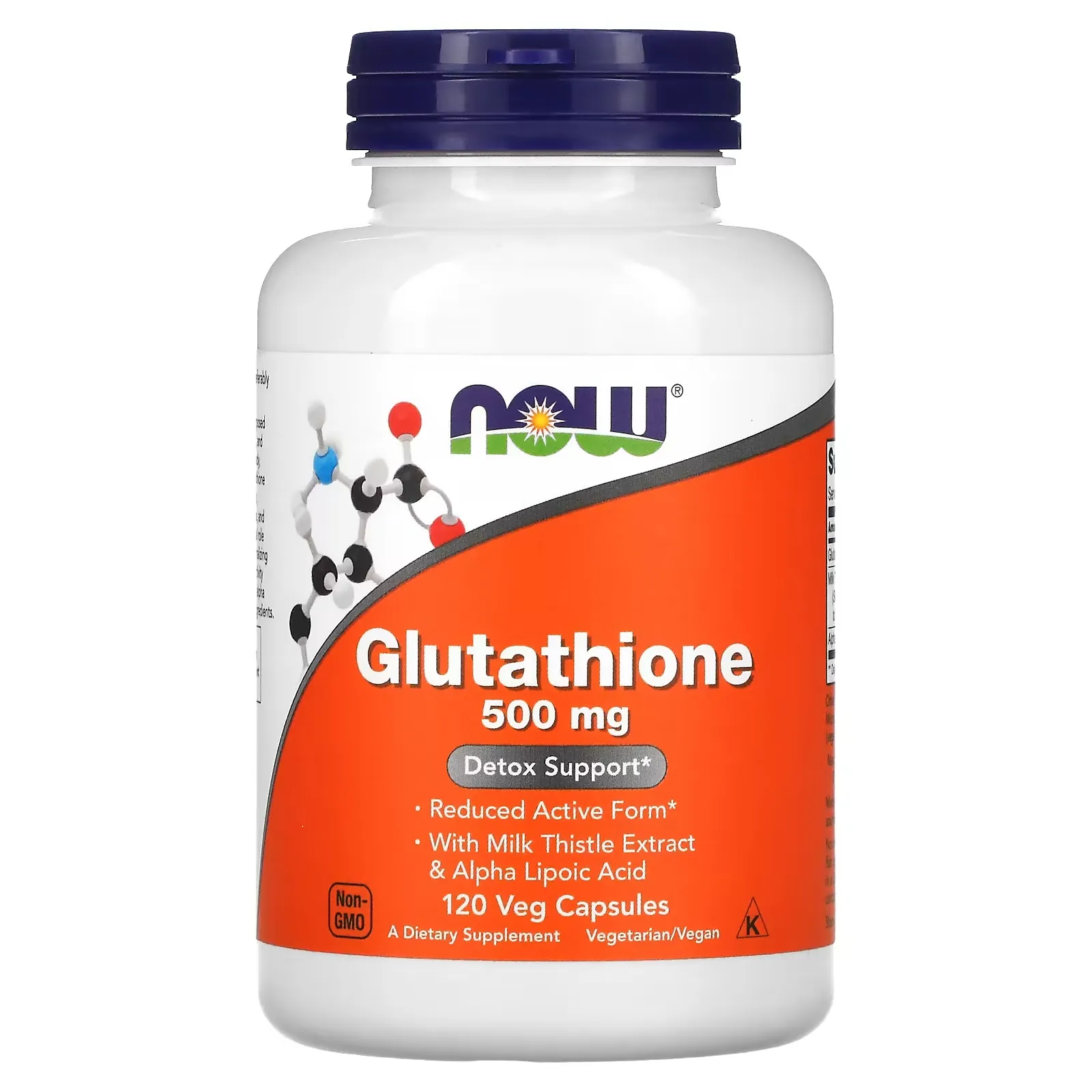 Glutathione, 500 mg, 120 Veg Capsules