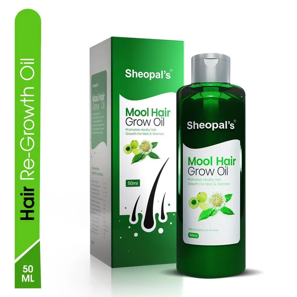 Sheopal's Mool Hair Grow Oil For Hair Fall Control And Hair Growth And Thickness For Men & Women (50 ml)