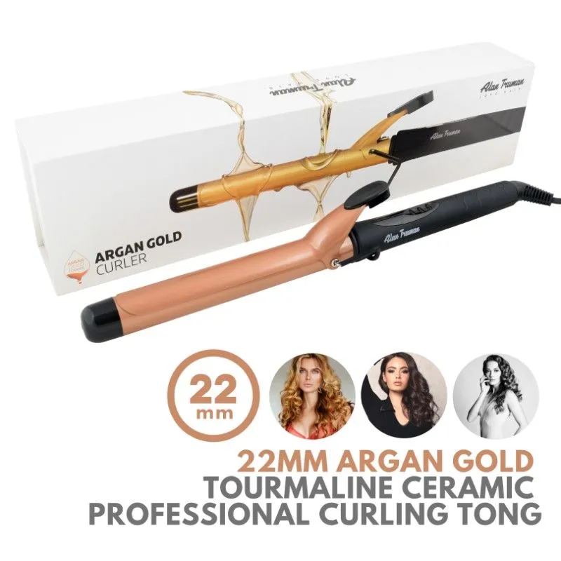 Alan Truman Argan Gold Curler - 22 mm