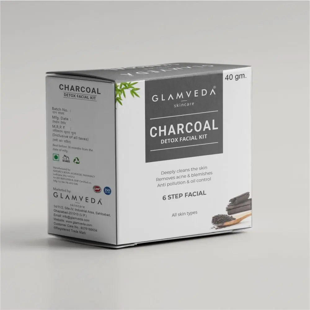 Glamveda Charcoal Detox Facial Kit