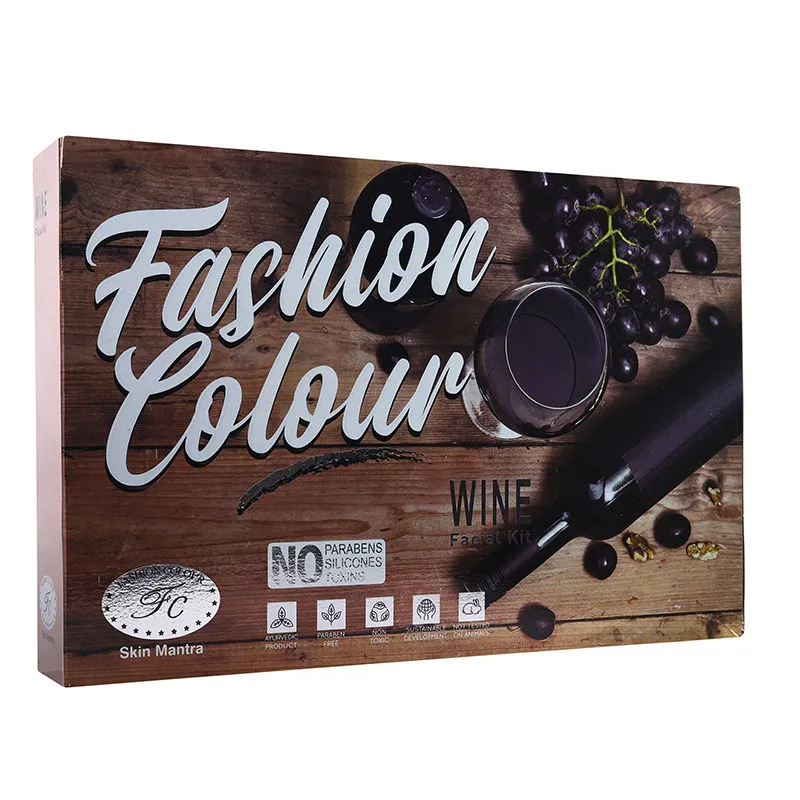 FASHION COLOUR Wine Facial Kit