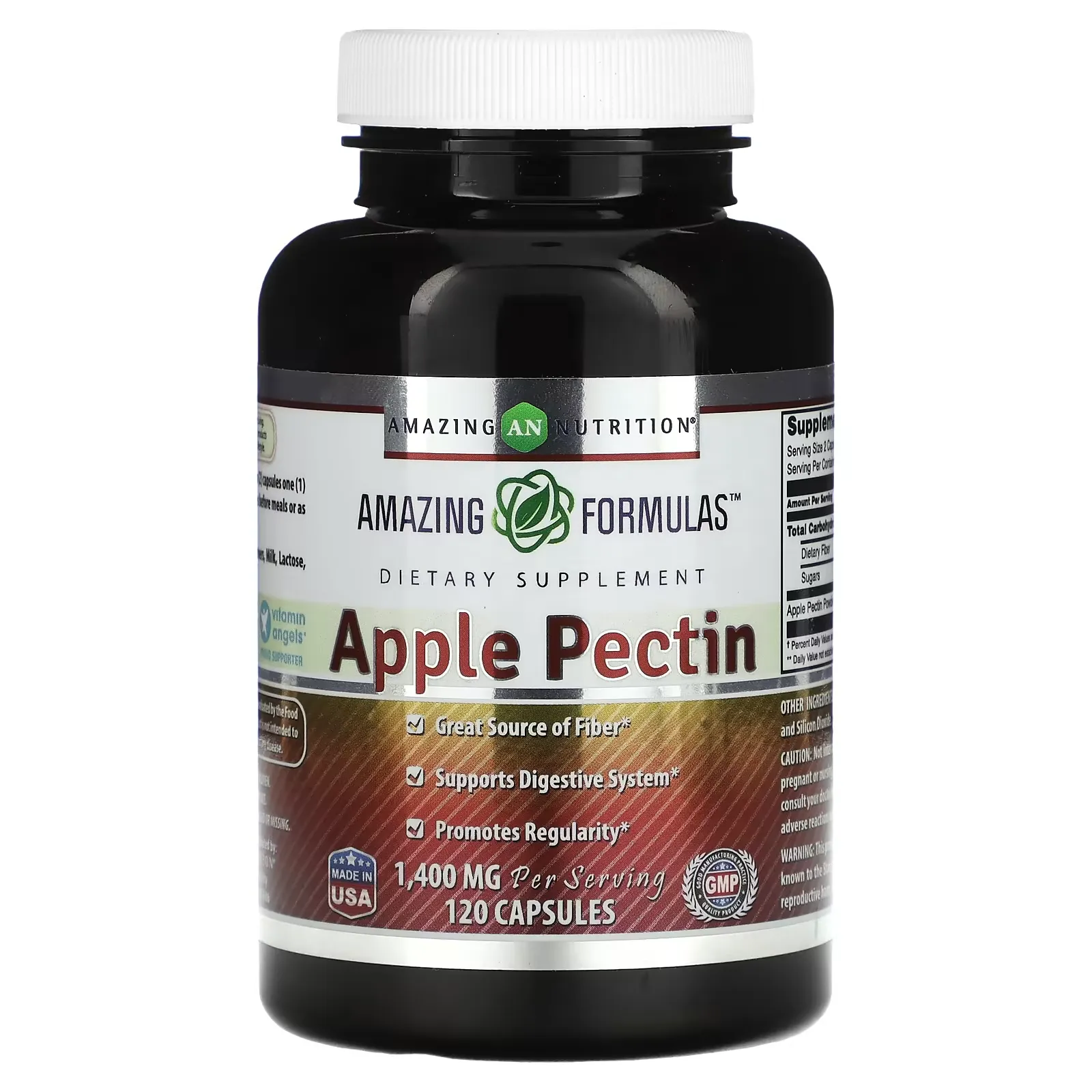 Apple Pectin, 700 mg, 120 Capsules