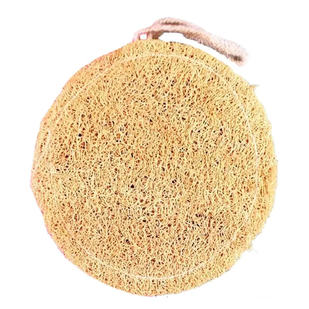 Matra 100% Natural Oval Shower Loofah Pad - Dual-sided Organic Bath Sponge for Deep Cleansing & Skin Refining - Exfoliating Body Scrubber to Remove Dead Skin Cells - Vegan Scrub Pad for Men & Women