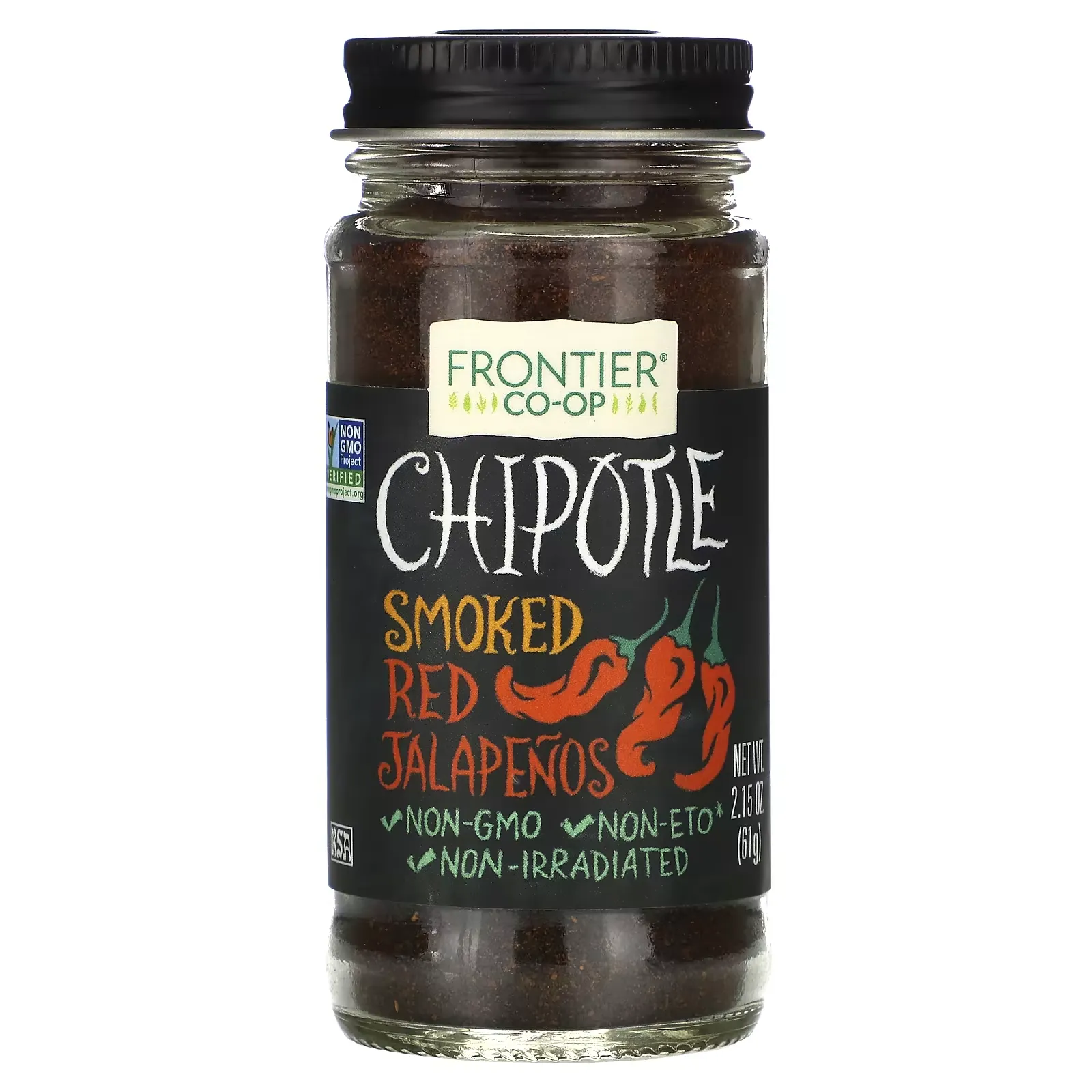 Chipotle, Smoked Red Jalapenos, 2.15 oz (61 g)