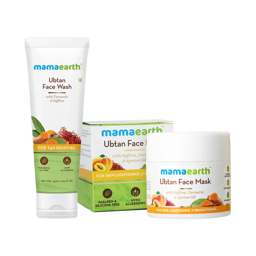 Mamaearth Ubtan Glow Kit (facewash + Mask)