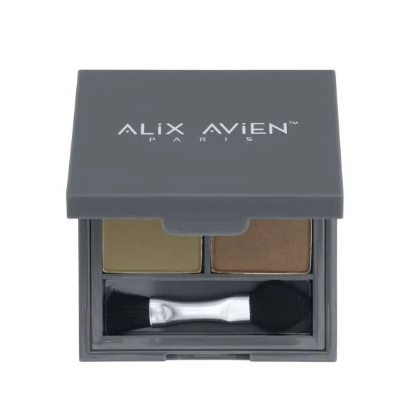 ALiX AViEN PARIS Duo Eyeshadow - Pearly Sage N Khaki