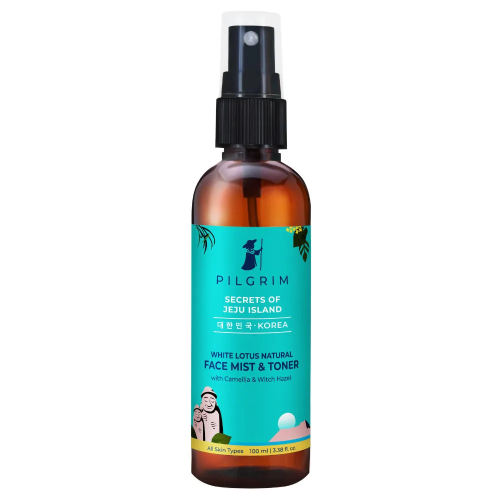 Pilgrim White Lotus Natural Face Mist & Toner with Camellia & Witch Hazel