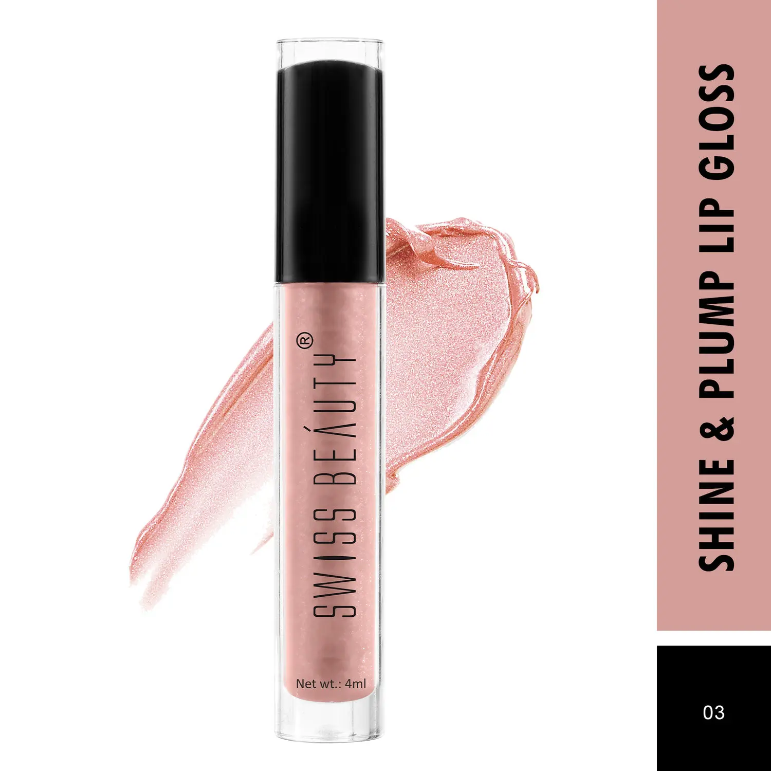 Swiss Beauty Shine & Plump Lipgloss 3 (4 ml)