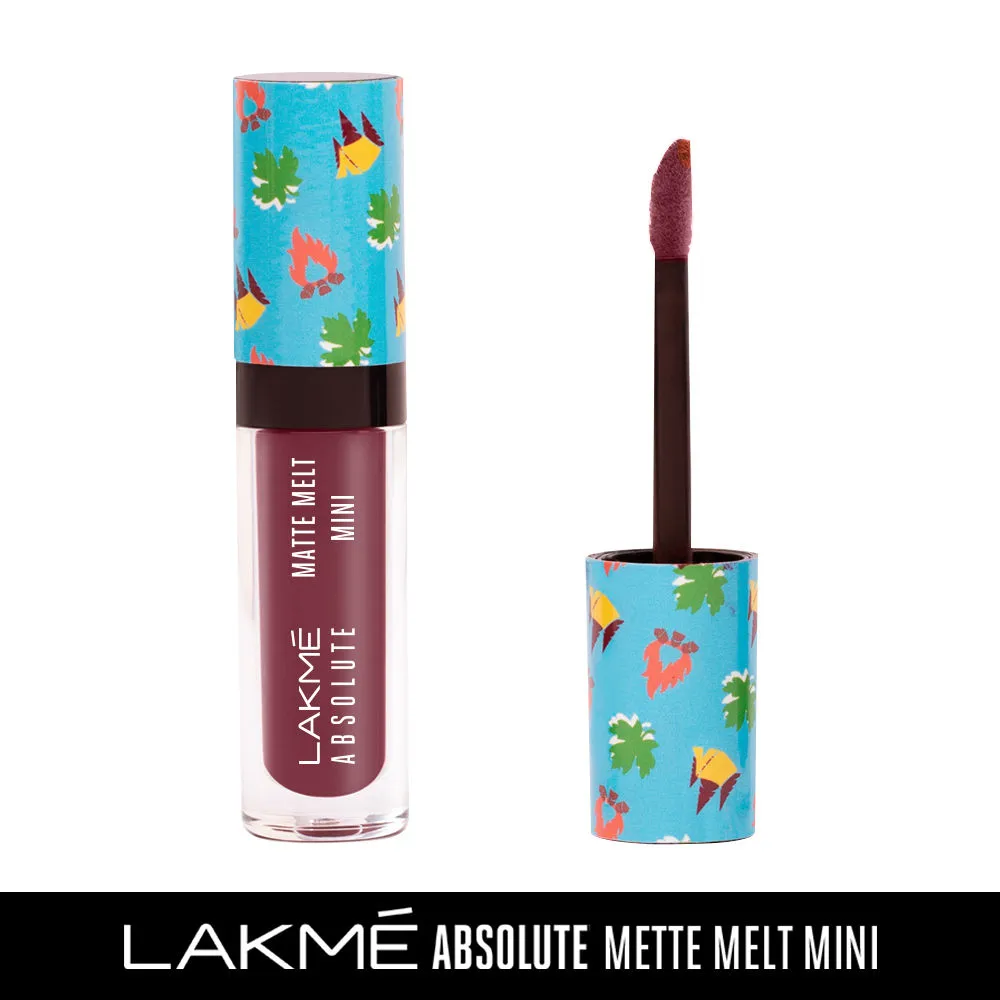 Lakme Absolute Matte Melt Mini Liquid Lip Color - Wine Voyage